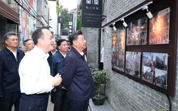 习总书记考察广东第3天之永庆坊  南秀古建公司旧城微改项目获肯定